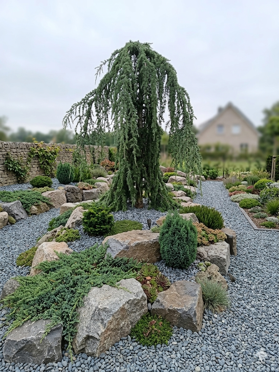 Treuende ceder "cedrus deodara pendula"